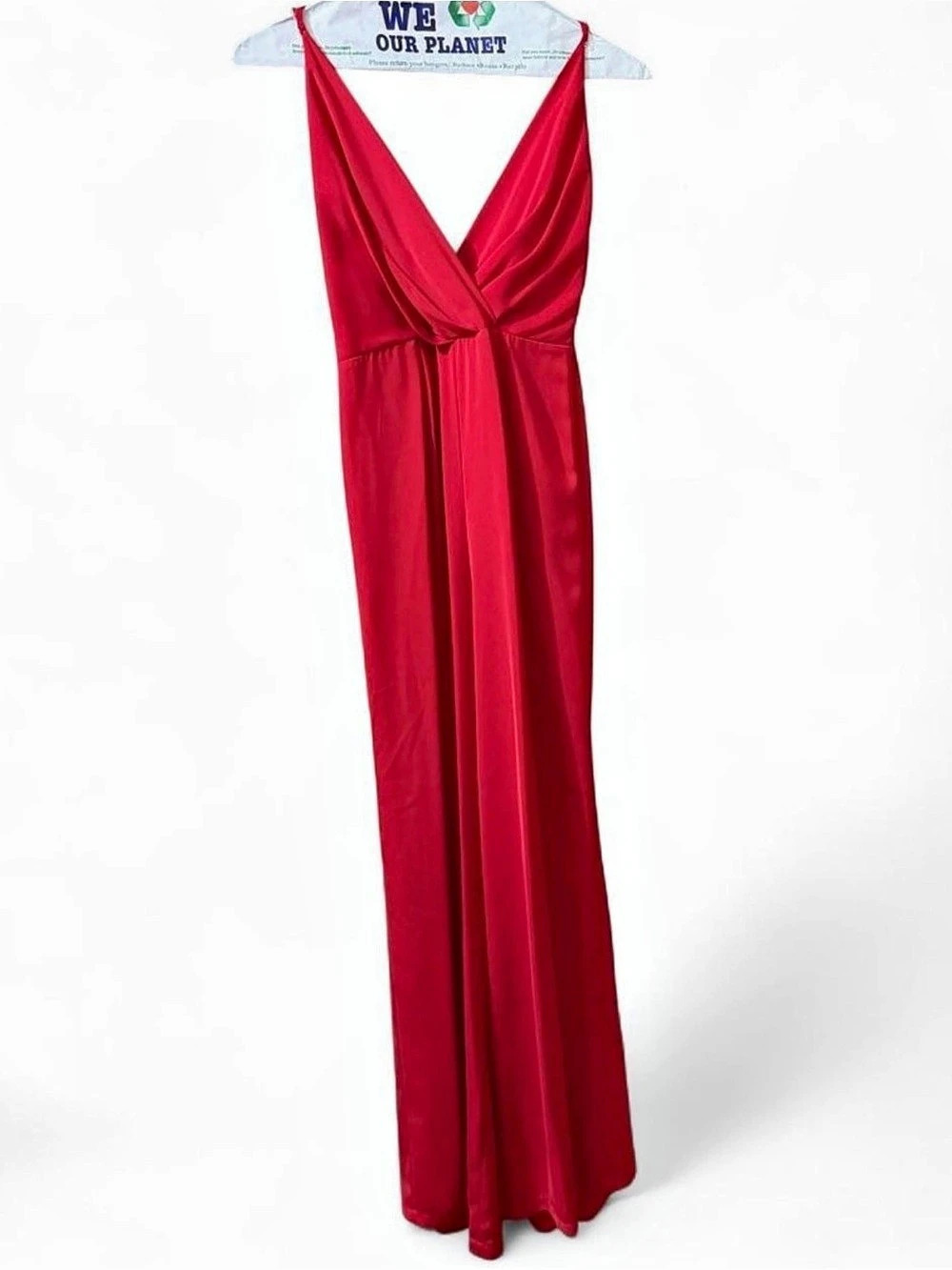 Urban Outfitters Red Draped Pantsuit Size 4 Like New